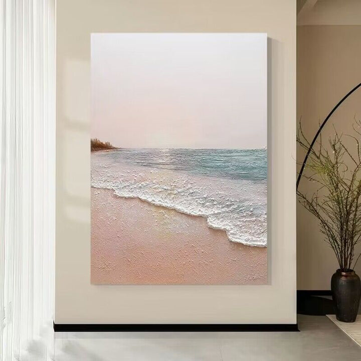 Kust Sereniteit Abstract Canvas Kunst