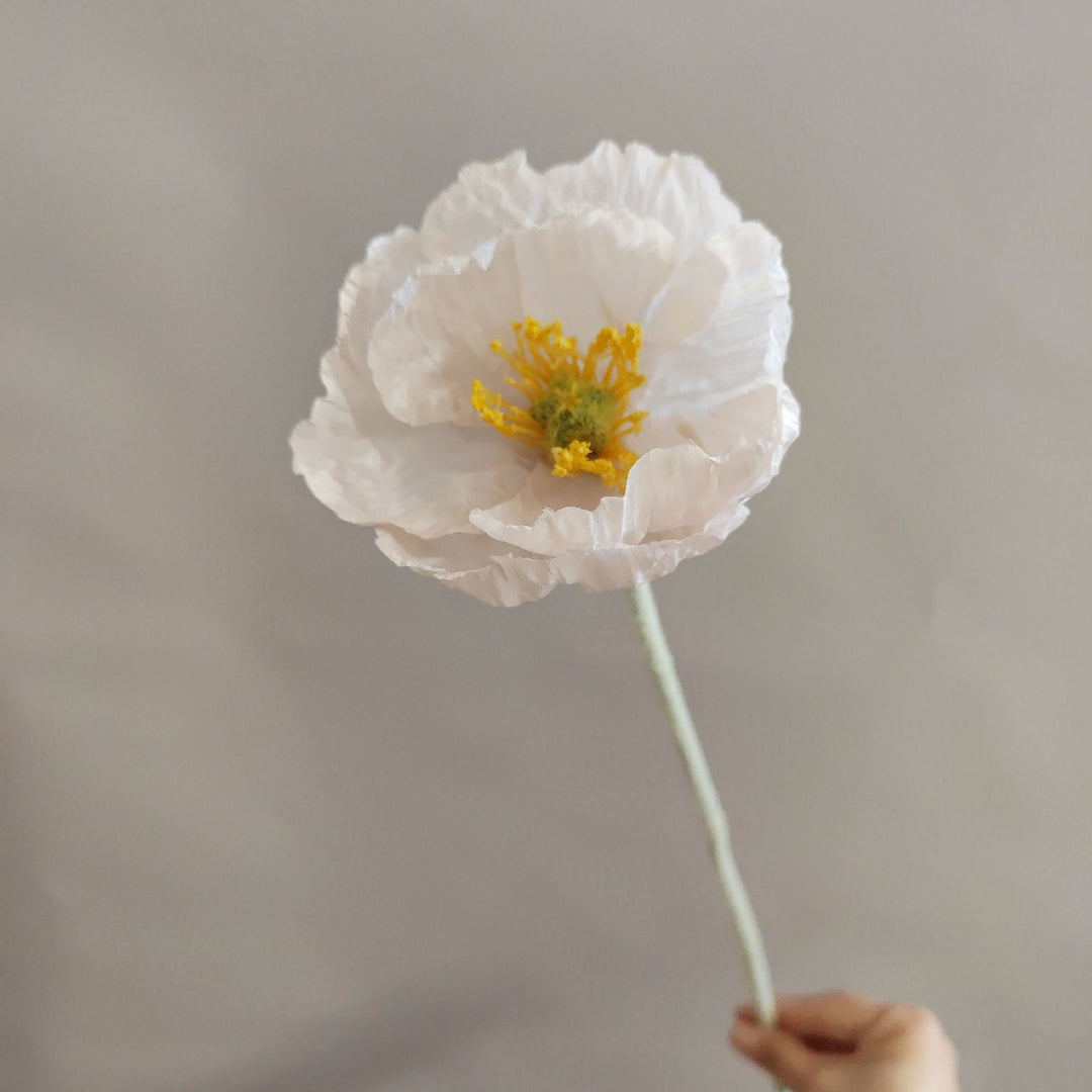 Elegante Nep Klaproos Bloem Steel
