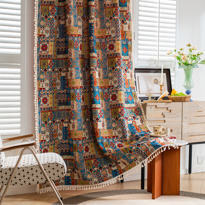 Decoratieve Geborduurde Wandtapijt