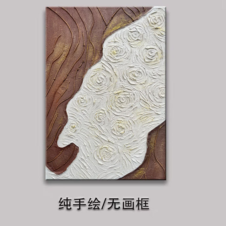 Elegante Textuur Abstracte Muurkunst