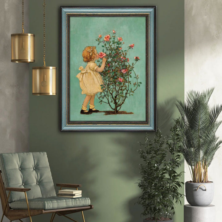 Bloemstilleven Canvas Kunstwerk
