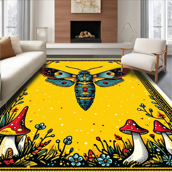 Pluche Kerspatroon Vloerkleed