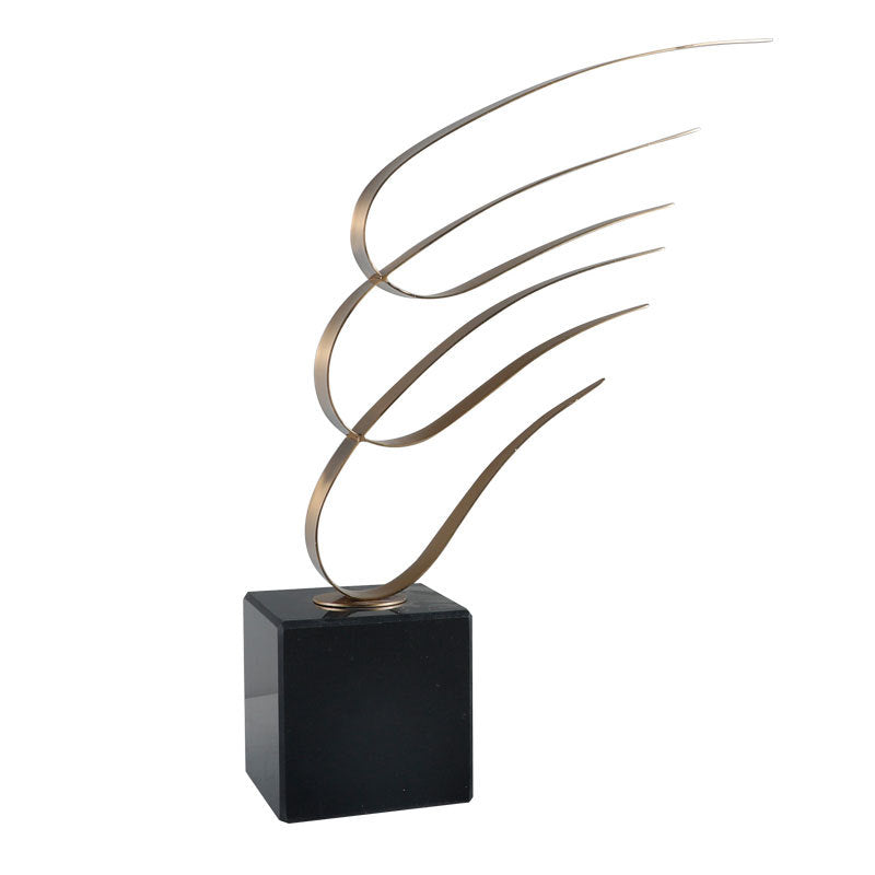 Abstracte Metalen Decoratieve Beeldhouwwerk