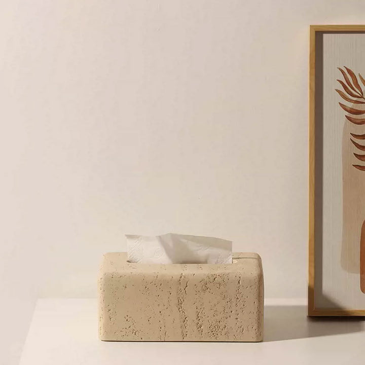 Minimalistische Desktop Tissue Box Houder