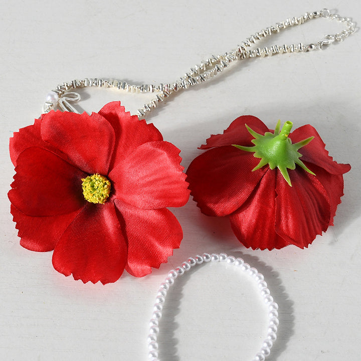 Elegante Bloemen Haarspeld Set
