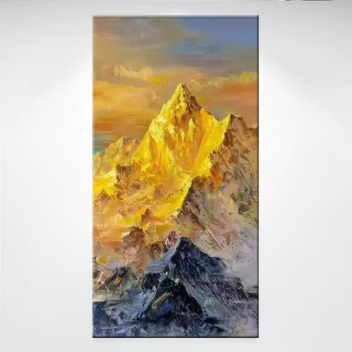 Abstract Mountain Landscape Canvas Wandkunst