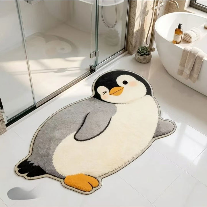 Schattige Pinguïn Pluche Badmat