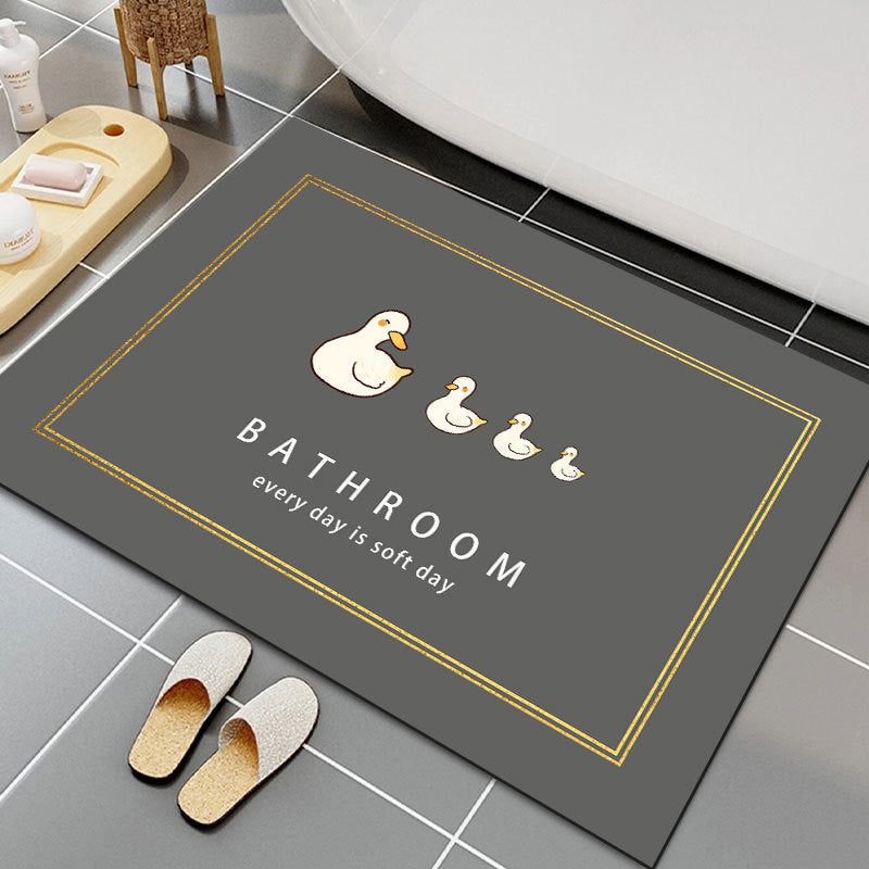 Geometrisch Patroon Antislip Badmat