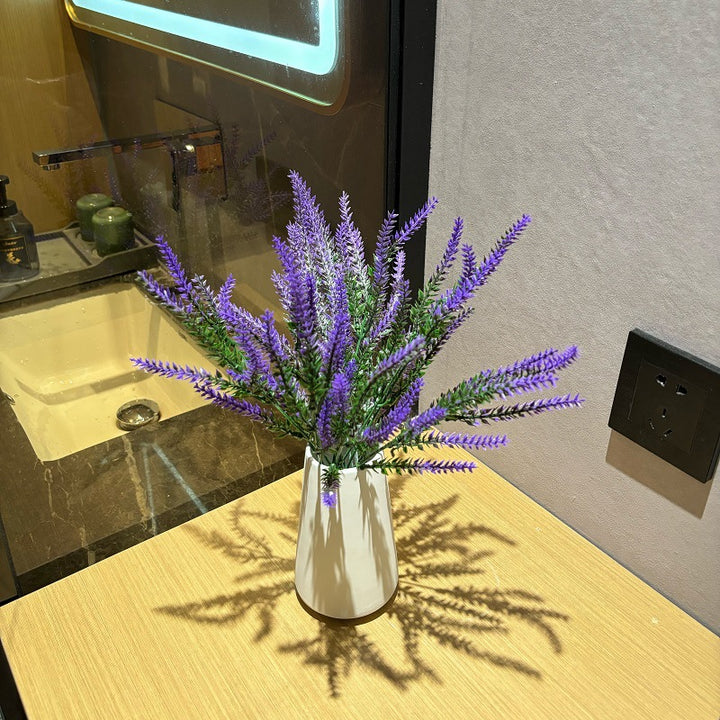 Elegante Kunstmatige Lavendel Boeket voor Huisdecoratie