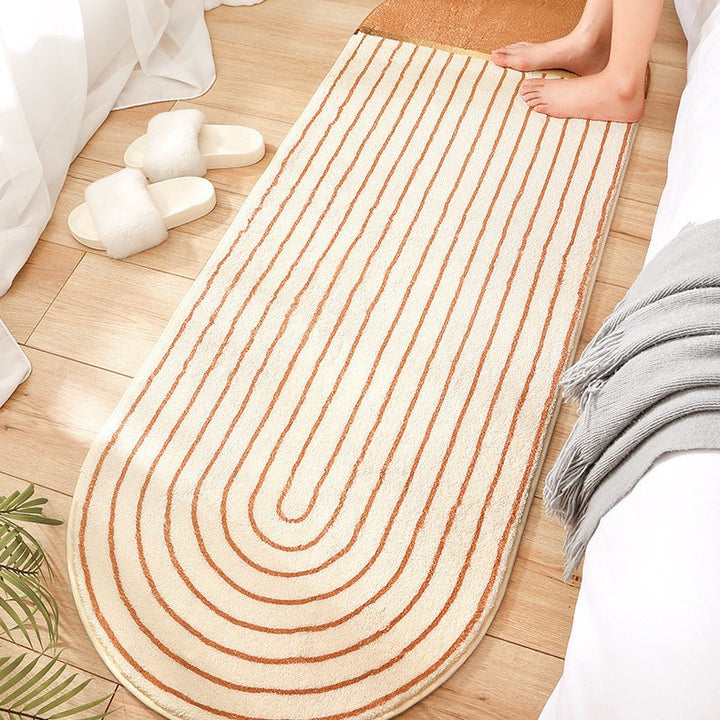 Zachte Pluche Decoratieve Loper Mat