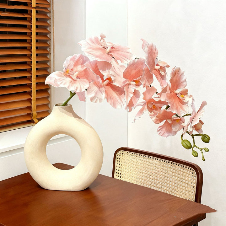 Elegante Zijde Orchidee Arrangement