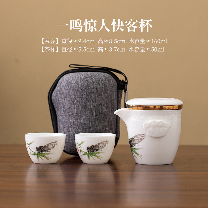 Elegante Draagbare Theeset