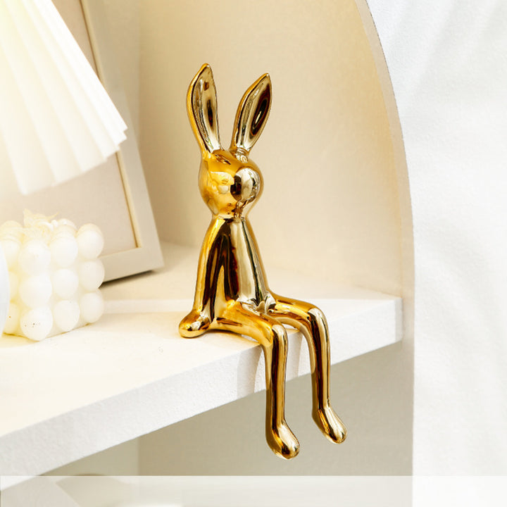 Moderne Decoratieve Konijnenfiguur
