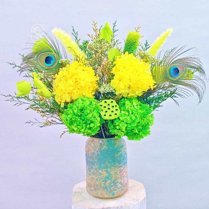 Levendig Bloemig Middelpunt Arrangement