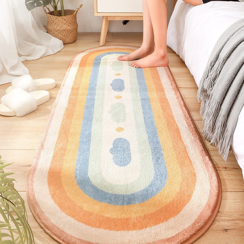 Zachte Pluche Decoratieve Loper Mat