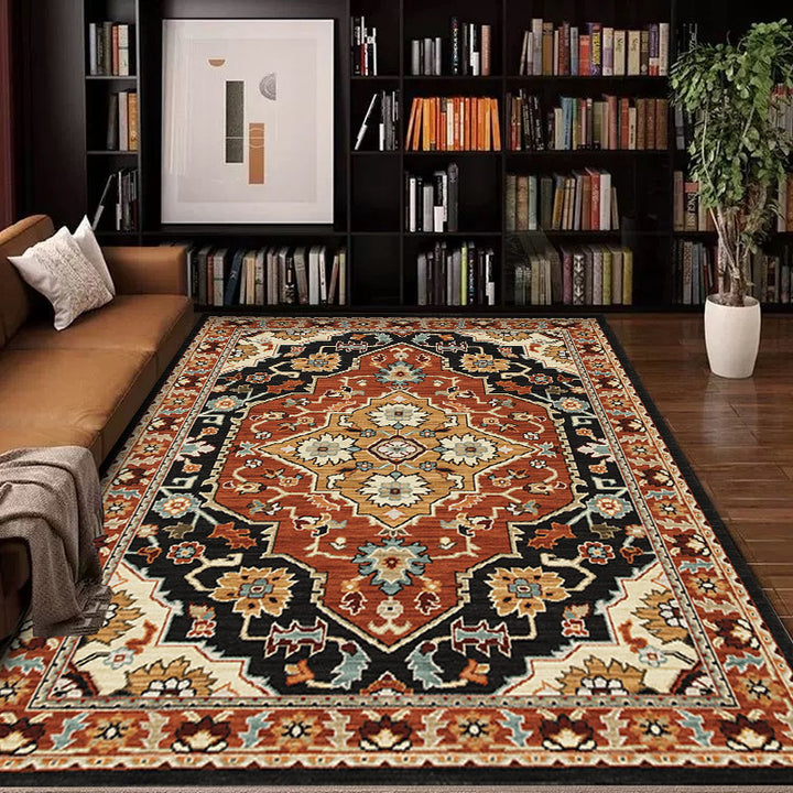 Vintage-Inspirerende Geometrische Tapijt