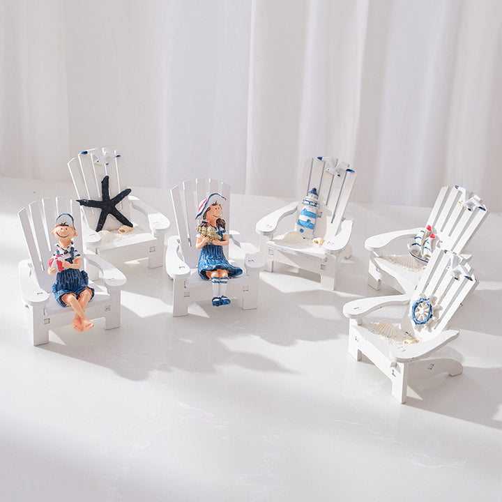 Nautische Stoel Figurine Ornament