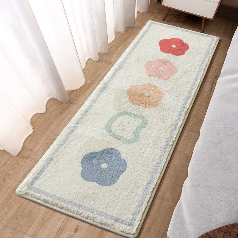 Zachte Pluche Bunny Themed Vloerkleed