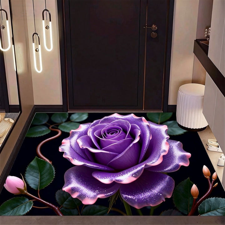 Bloemdesign vloerkleed