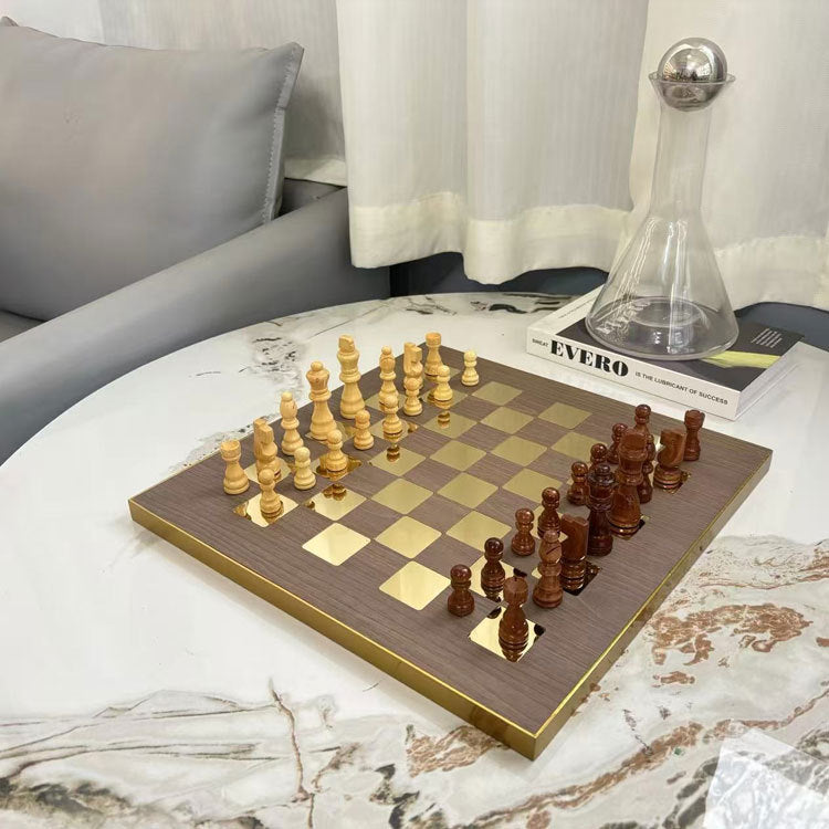 Moderne Houten Schaakbord