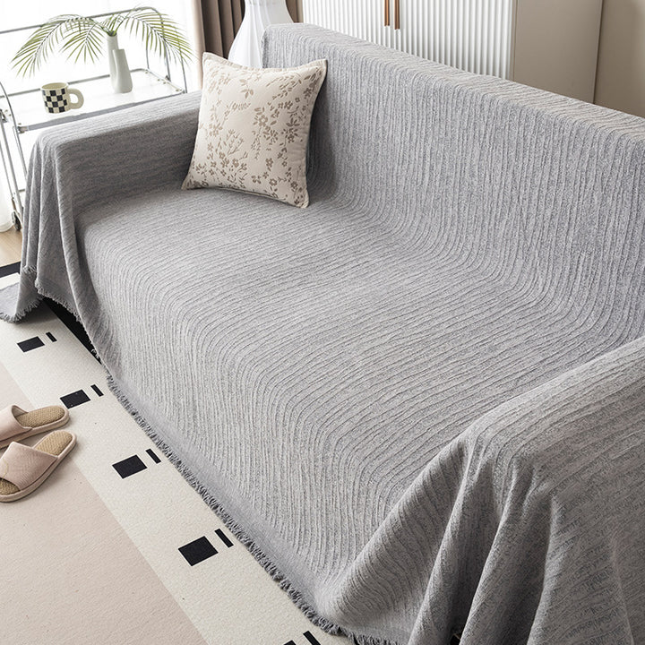 Zachte Textuur Sofa Gooi Deken