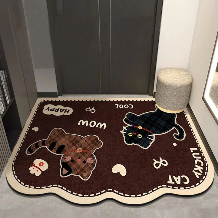 Schattige Kat-Thema Deurmat
