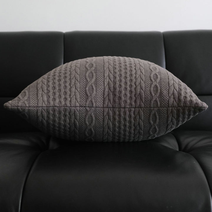 Textured Cable Knit Accent Kussen
