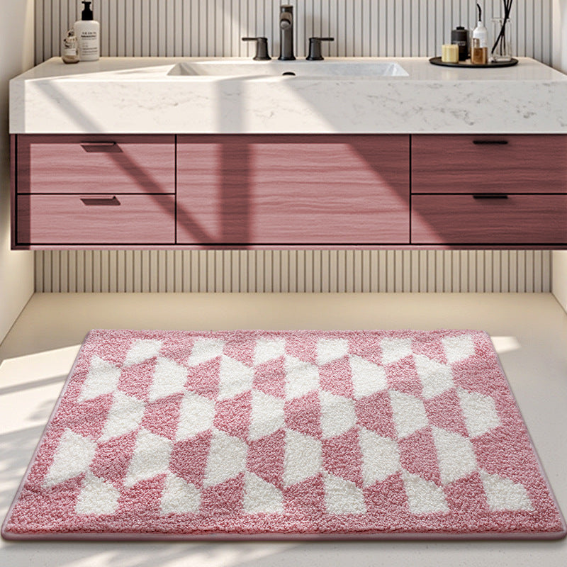 Pluche Decoratieve Badkamer Area Mat