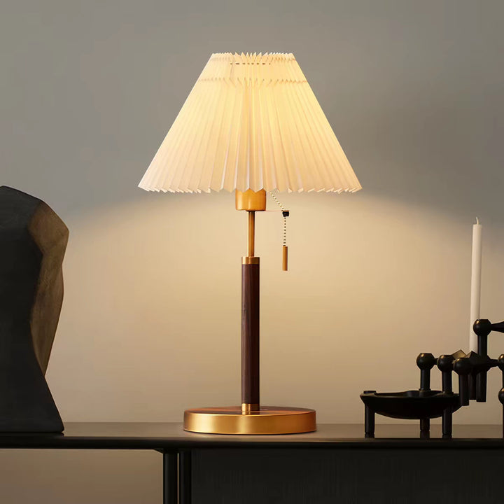 Elegante Geplooide Schaduw Vloerlamp