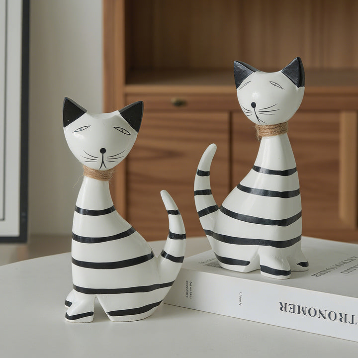 Decoratieve Kat Beeld Accent