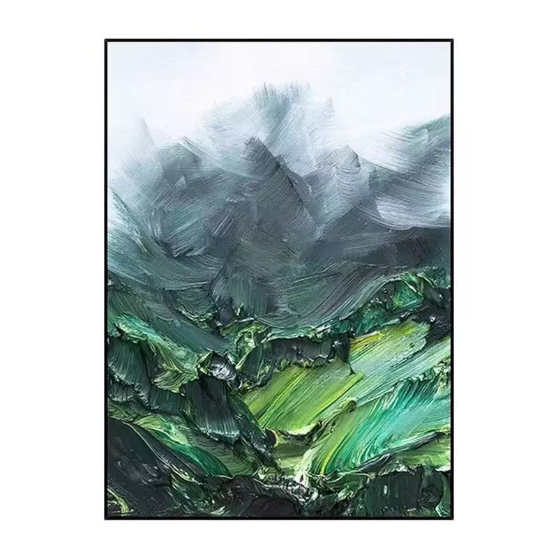 Gegevenslandschap Canvasprint