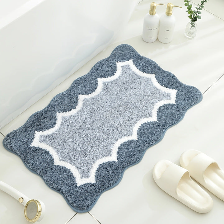 Zachte en Cozy Scalloped Badmat