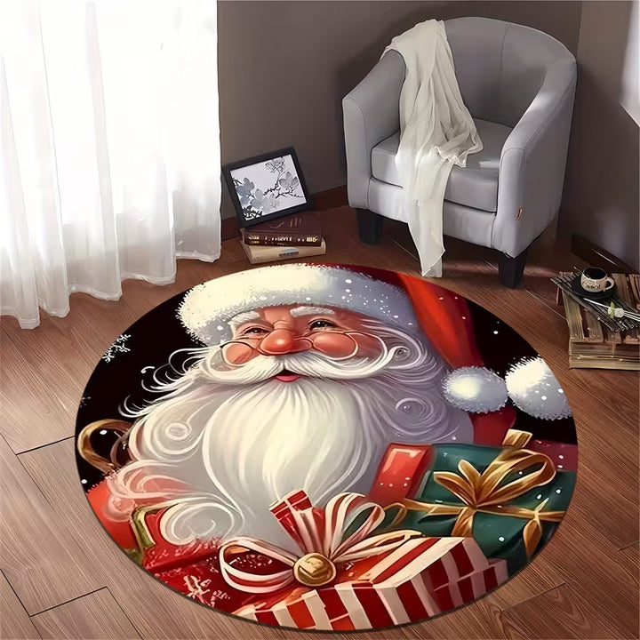 3D Kerstthema Tapijt