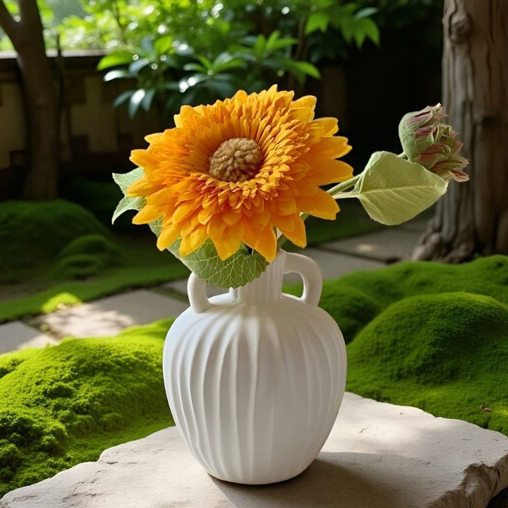 Elegante Zonnebloem Decoratieve Vaas