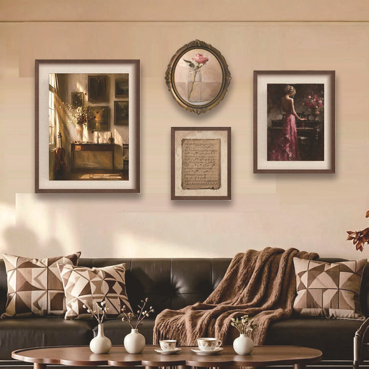 Vintage Stijl Galerie Muur Collectie