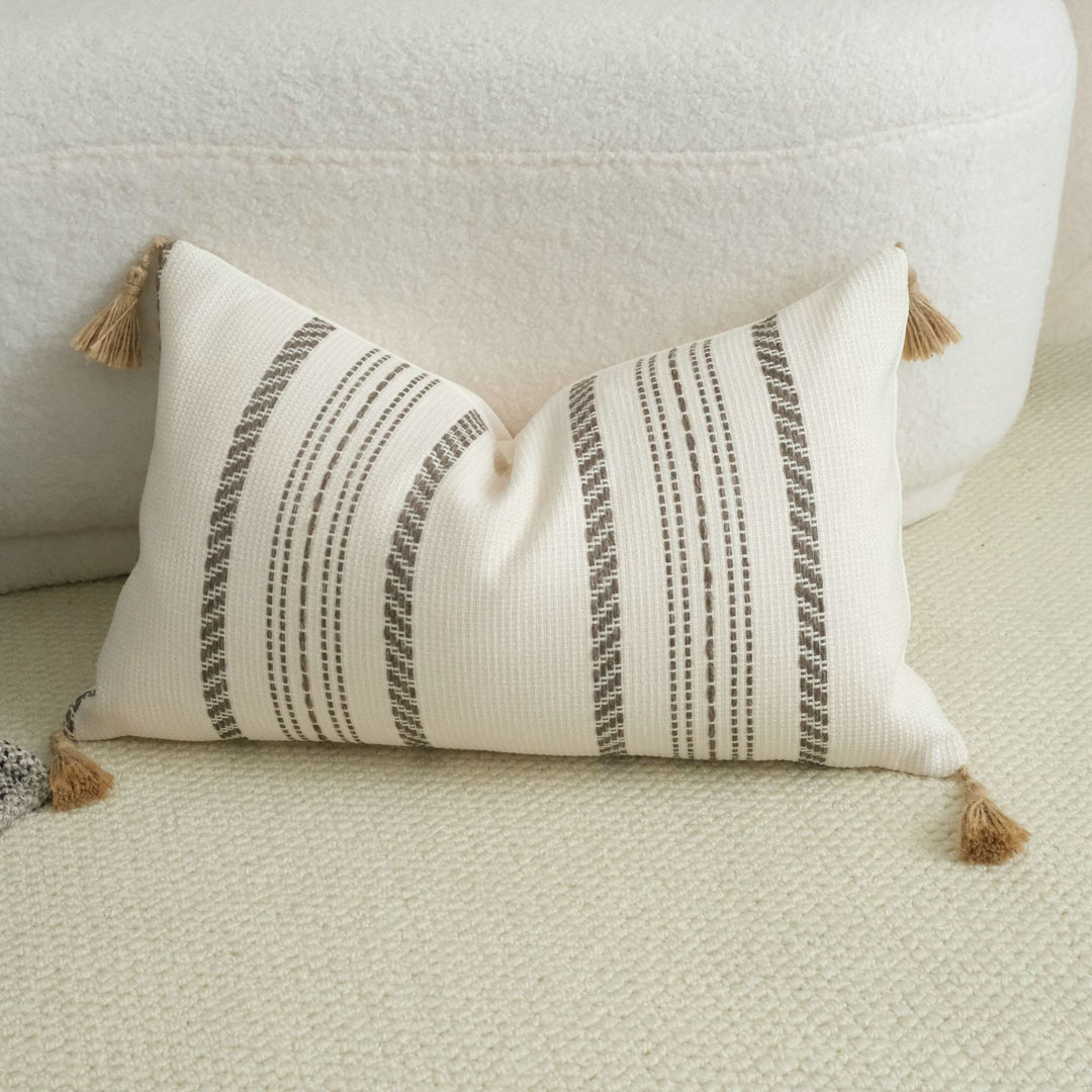 Textured Home Throw Pillow voor Bankdecoratie