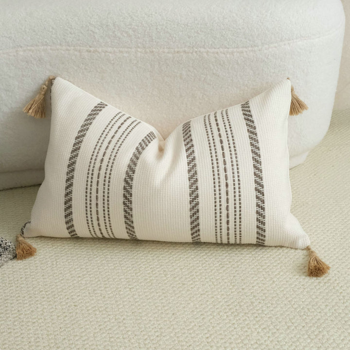 Textured Home Throw Pillow voor Bankdecoratie