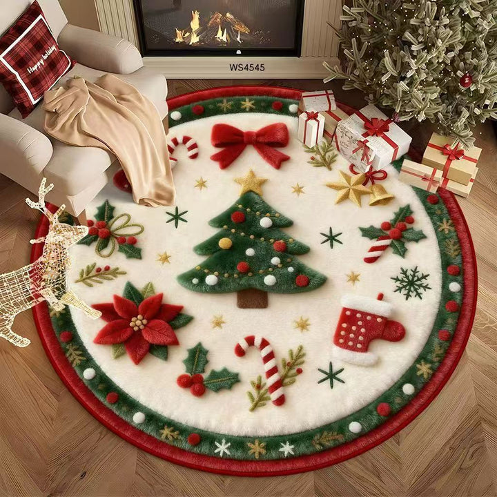 Feestelijke Ronde Vloerkleed