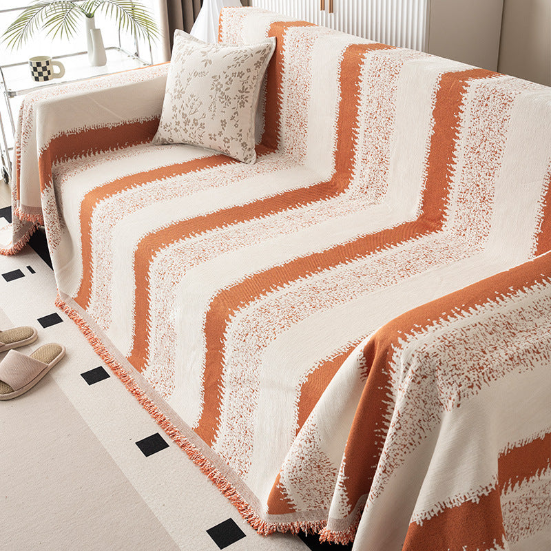 Textured Woven Throw Decke