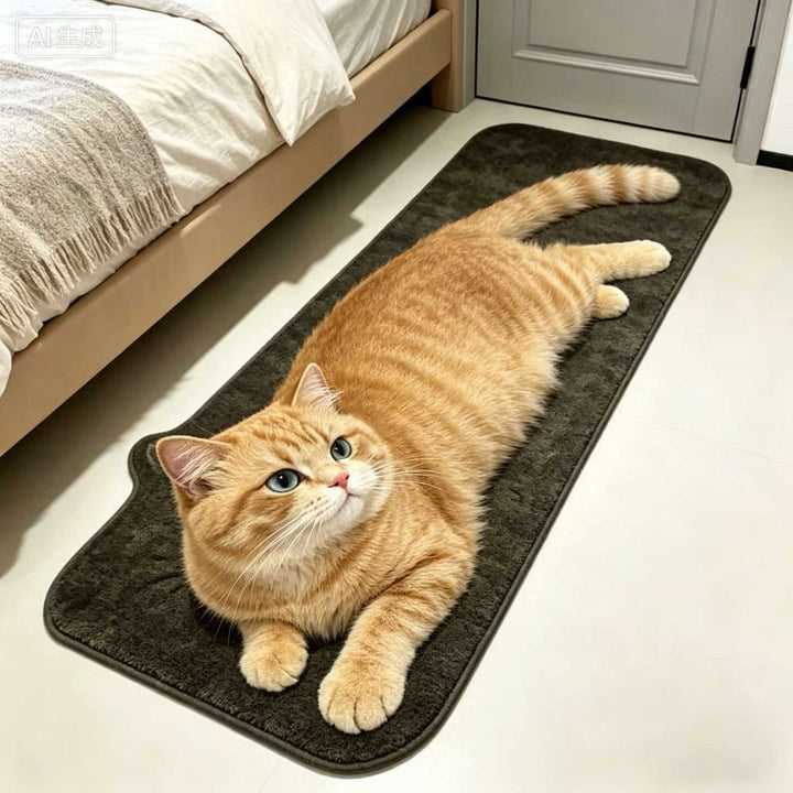 Kat-Thema Decoratieve Loper Mat