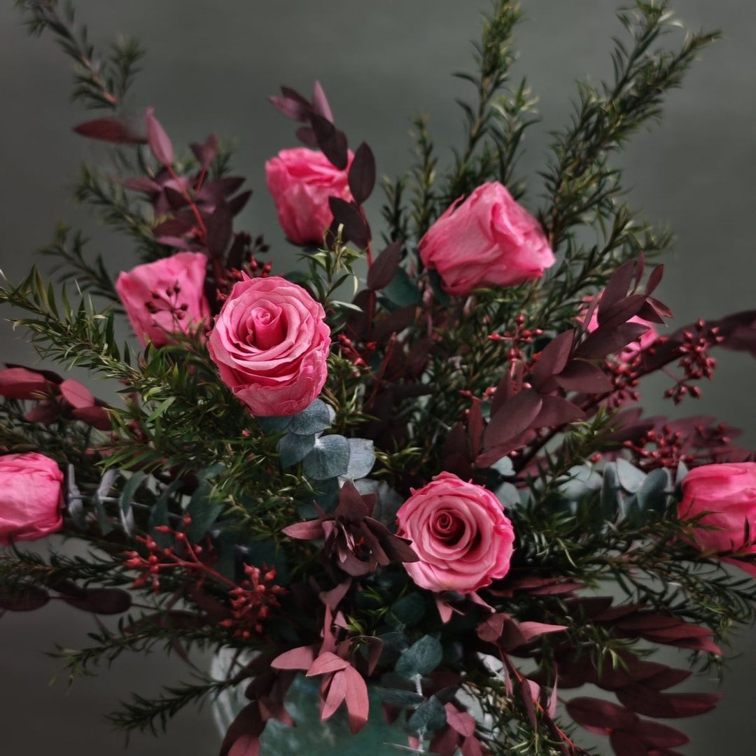 Artistieke Gedroogde Bloemenboeket Arrangement