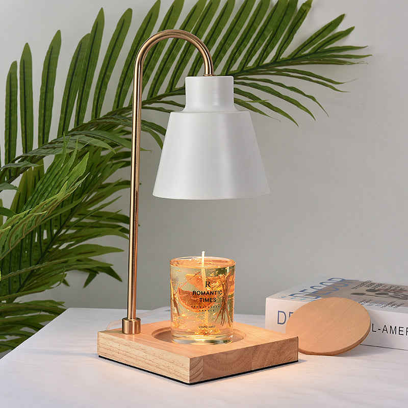 Moderne Bureau Lamp met Houten Basis