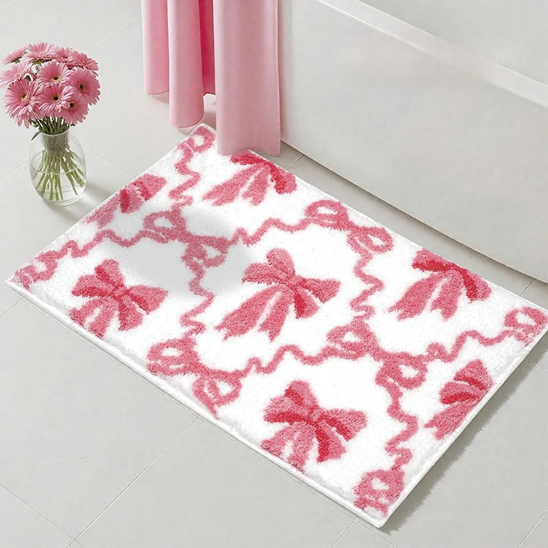 Decoratieve Strik-Thema Badmat