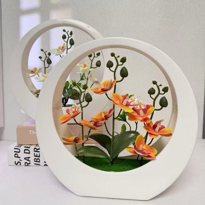 Elegant Decoratieve Orchidee Plant Display voor Thuisdecoratie