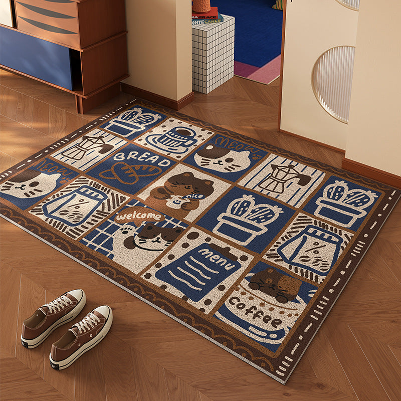Creatieve huisdier-thema decoratieve vloerkleed