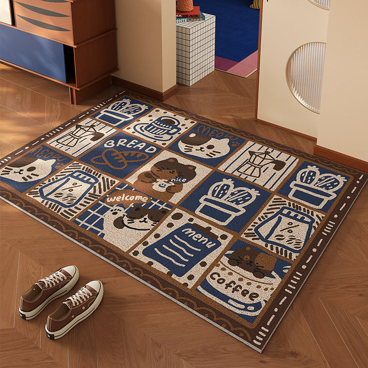 Creatieve huisdier-thema decoratieve vloerkleed