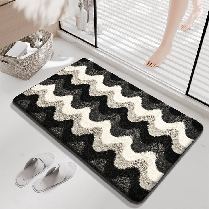 Moderne Golfpatroon Badmat