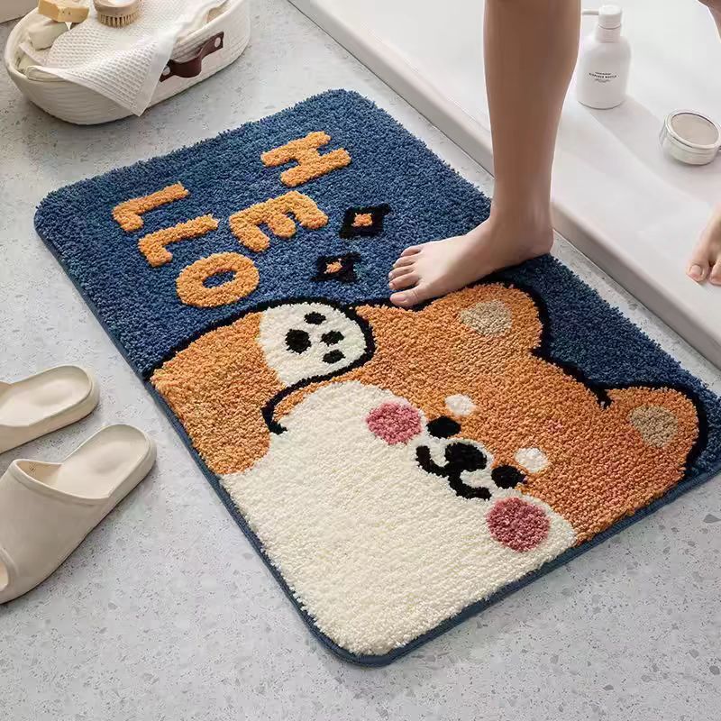 Pluche Badkamer Quote Mat
