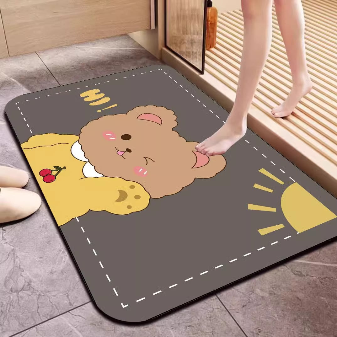 Badmat voor Badkamer Vloerdecor