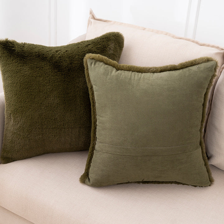 Pluche Textuur Decoratieve Kussen